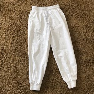 Carmar Denim white joggers
